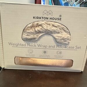 Kirkton House Weighted Neck Wrap and Pillowcase Set